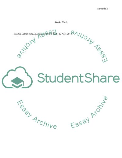 I Have a Dream Critical Analysis