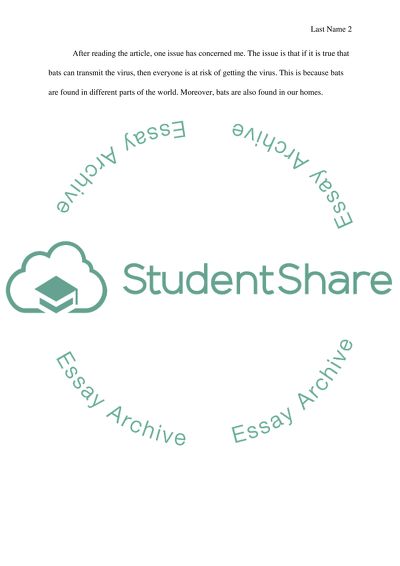 Bat Filled Tree May Have Been Ground Zero for Enola Outbreak
