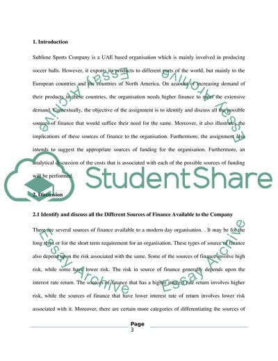 Understanding the Sources of Finance Available to a Business