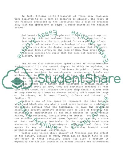 No More No More: Slavery and Cultural Resistance in Havana and New Orleans