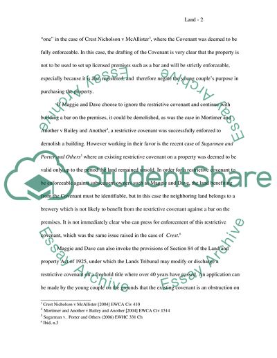 The Land and Property Act