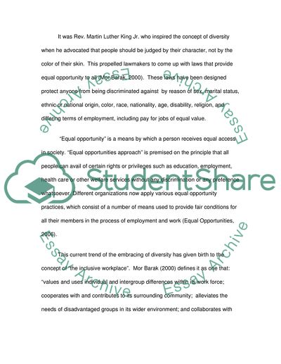 Diversity Is Slowly Becoming a Common Feature