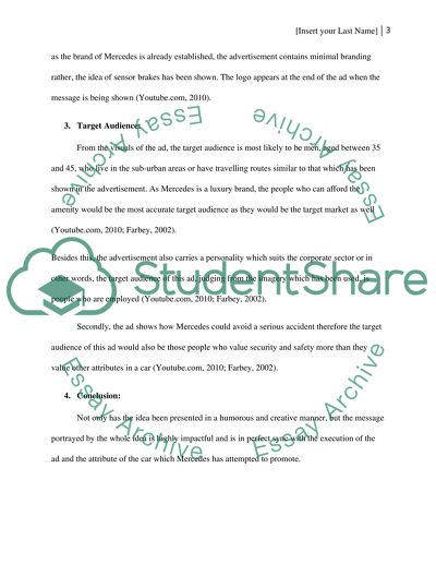 Television Commercial for Mercedes