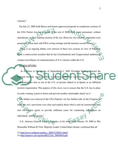 Homeland Security of the US