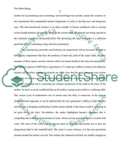 The Silent Spring: An Analysis