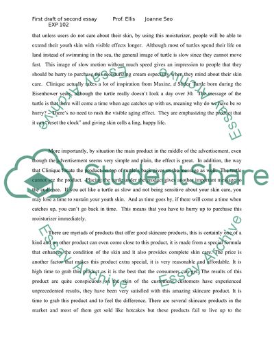 Analysis of the Clinique Advertisement Page