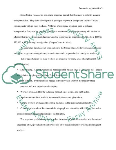 Economic Opportunities Paper