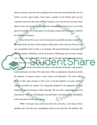 Personal College Admission