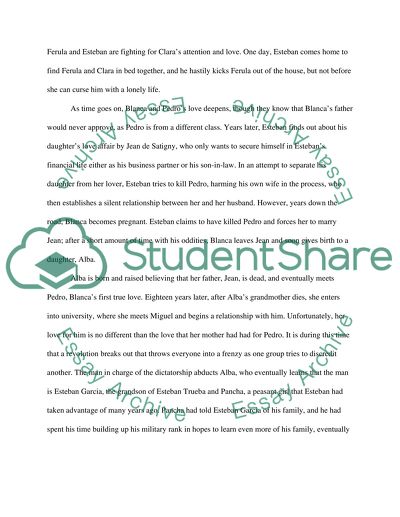 The House of the Spirits Critique