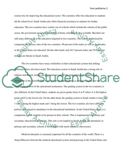 Comparing Between American Education and Saudi Education