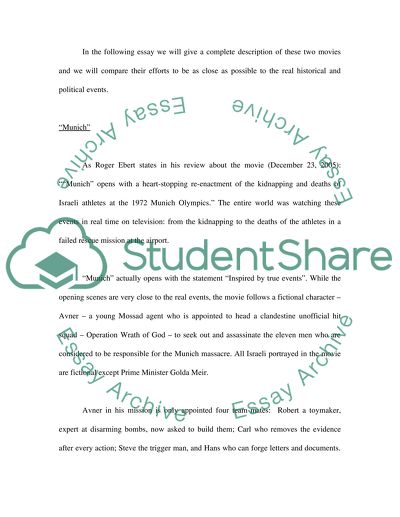 Steven Spielbergs Munich and Eric Rochants Les Patriotes: Portraying Mossad on Screen