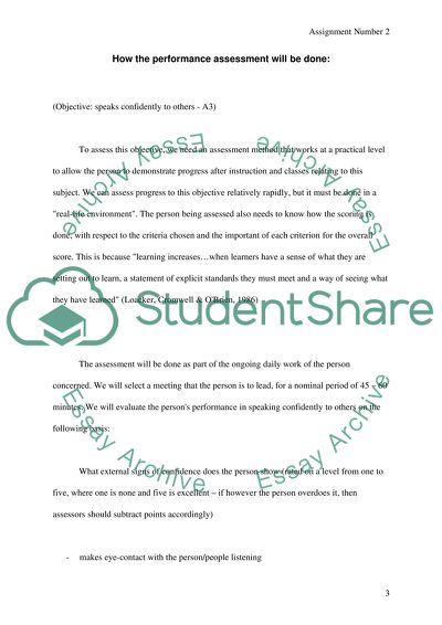 Designing Quality Assessments