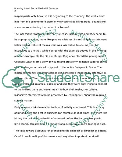 How to: Recover from a Social Media PR Disaster- SLP2