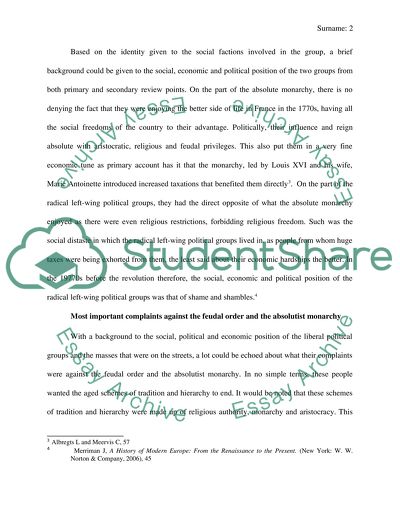 The French Revolution of 1789-1799: Causes, Effects, Winners and Losers