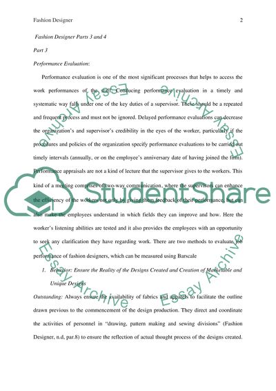 Fashion Designer Parts 3 and 4