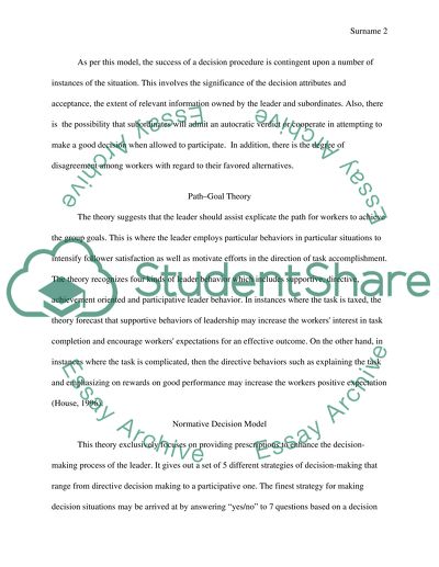 Principles and Practices of Leadership and Management