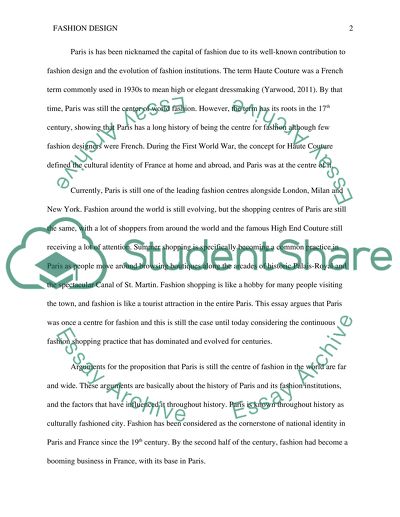 Historical & Contextual Studies in Fashion