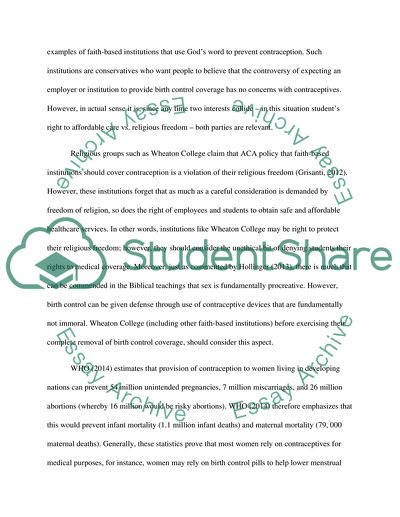 Religious Controversies on Contraception and Ethics