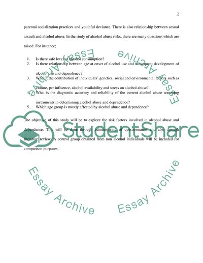 The risks of alcohol abuse