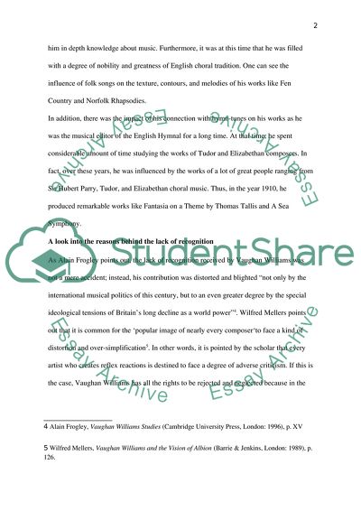 Ralph Vaughan Williams and His Operas