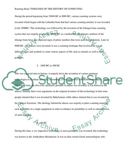 History of Computing