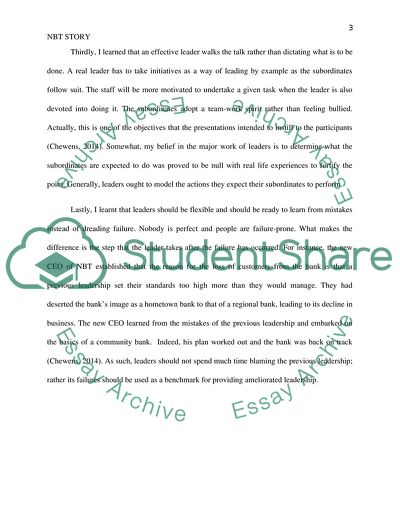 Leadership and Organizational Transformation