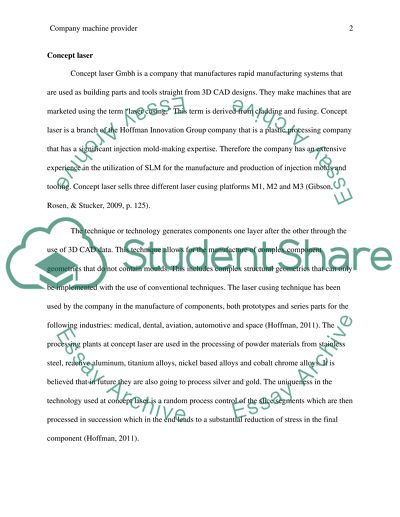 Company Machine Provider Based on Metal Powder Bed