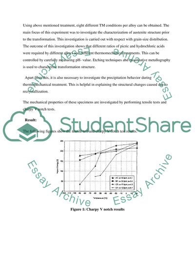 Strengthening and Toughening Mechanism of Steel