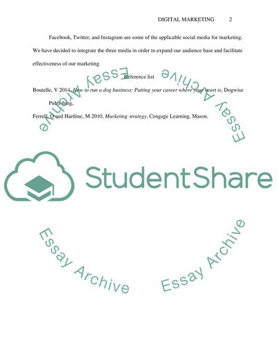 Social Media in Digital Marketing