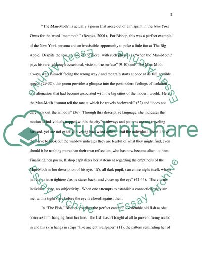 American Poetry of Elizabeth Bishop