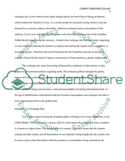 Do We Need a Lower Canadian Dollar to Be Competitive in the World Market