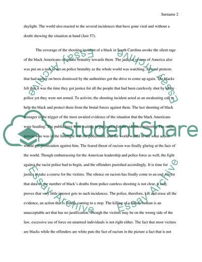 The South Carolina Shooting