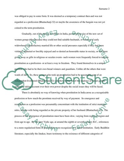 Prostitution: evolution, dilemma and cultural differences