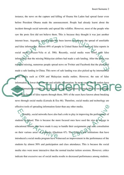 The Use of Social Media