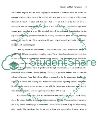 Identity and Self-Reflection