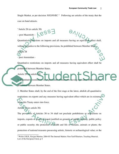 European Community Trade Law