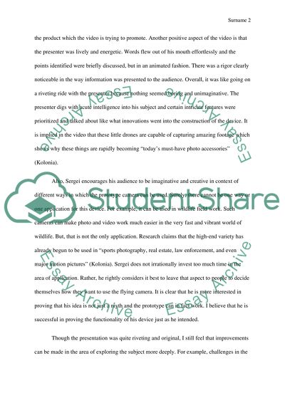 A flying camera or a drone camera