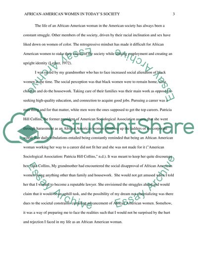 African American Women In Todays Society