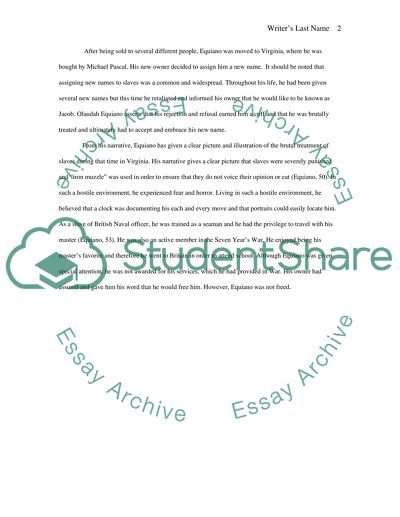 Slave Narratives of American Slaves