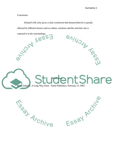 Human Behavior and Ishmaels Life Story