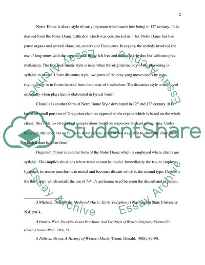 Polyphony in the Middle Ages