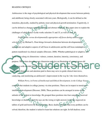 The Introduction of SEAs Into the Curriculum of the Adolescent