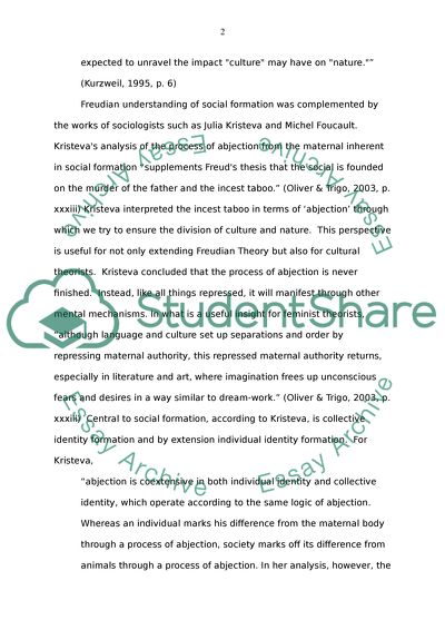 How Does Freudian Theory Help to Explain Social Formation