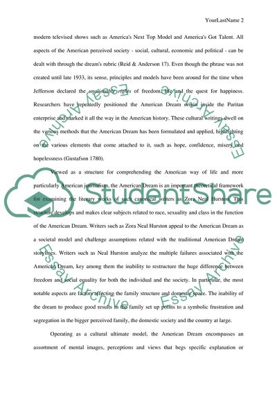 Dream analysis essay