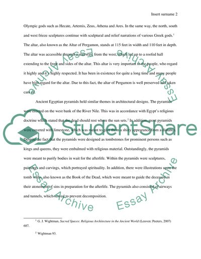 Relationship between Religious Architecture and Religious Tradition