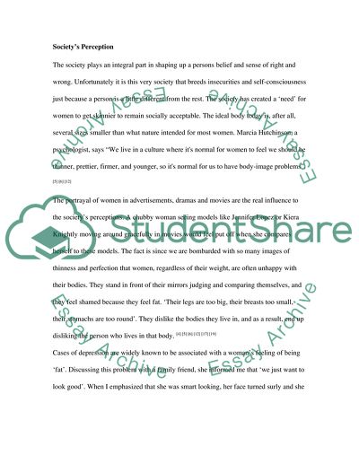 Societys Perception about the Ideal Womens Body