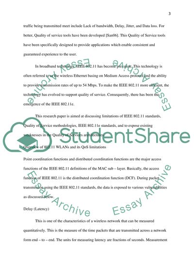 Voice over Internet Protocol, Quality of Service