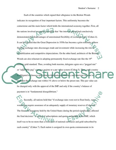 The United States from the World War II as the Strongest Economy in the World