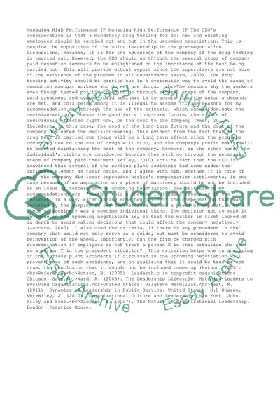 Managing High-Performance IP