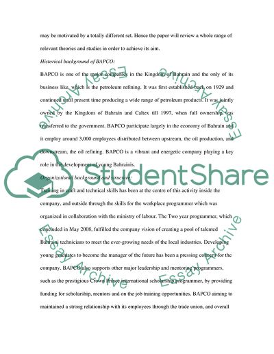 Studies of Employee Motivation